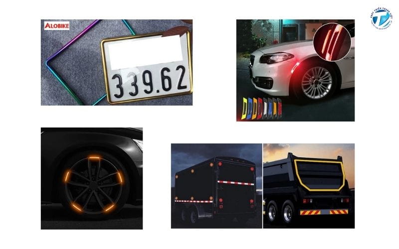 Các vị trí dán decal phản quang tối ưu và hợp lệ 